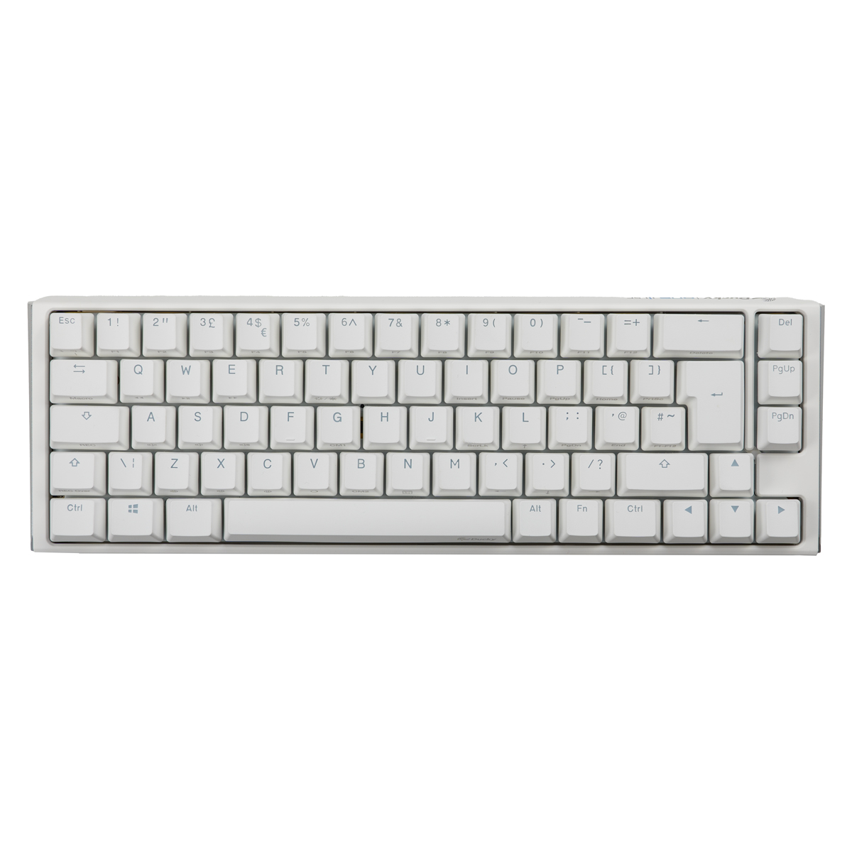 Ducky - Ducky One 3 Classic 65 USB RGB Mechanical Gaming Keyboard Cherry Black - Pure White UK Layout