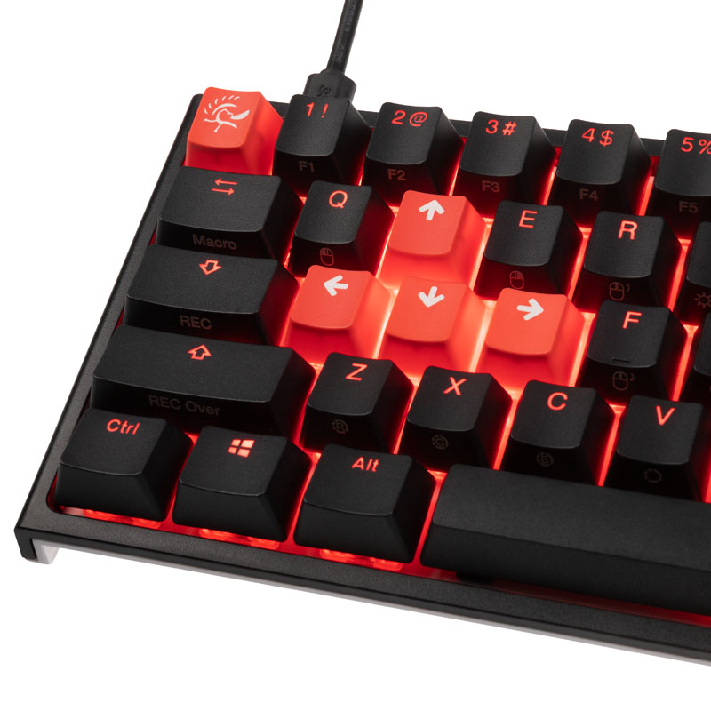 Ducky One2 Mini Gaming Keyboard, MX-Red, RGB-LED, Black US Layout OcUK