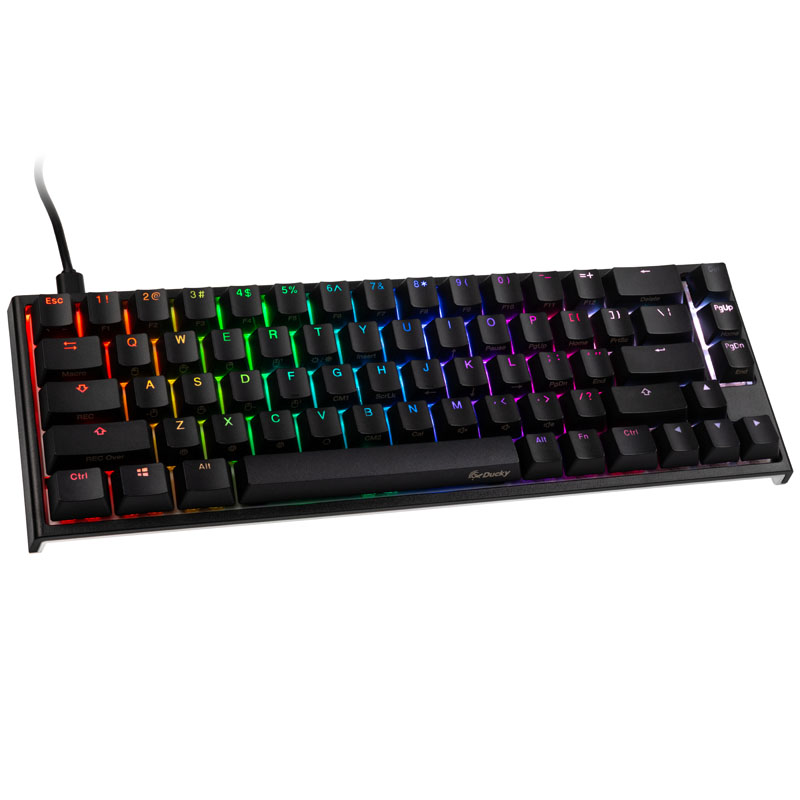 Ducky - Ducky One 2 SF Gaming Keyboard, MX-Brown, RGB LED - Black US Layout