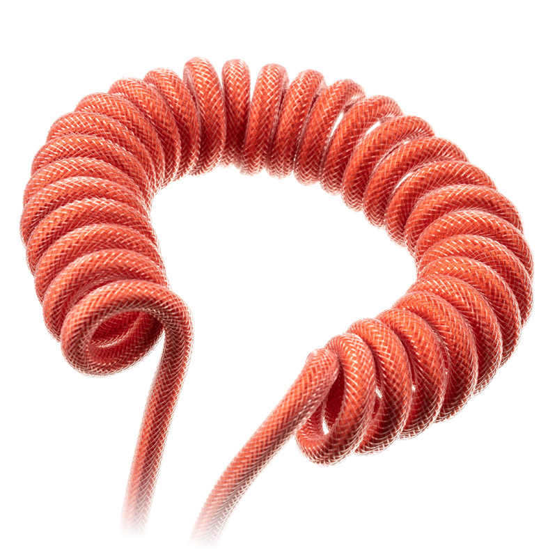 Ducky - Ducky Premicord Strawberry Frog spiral cable, USB type C to type A - 1.8m (DKCC-SFCNC1)