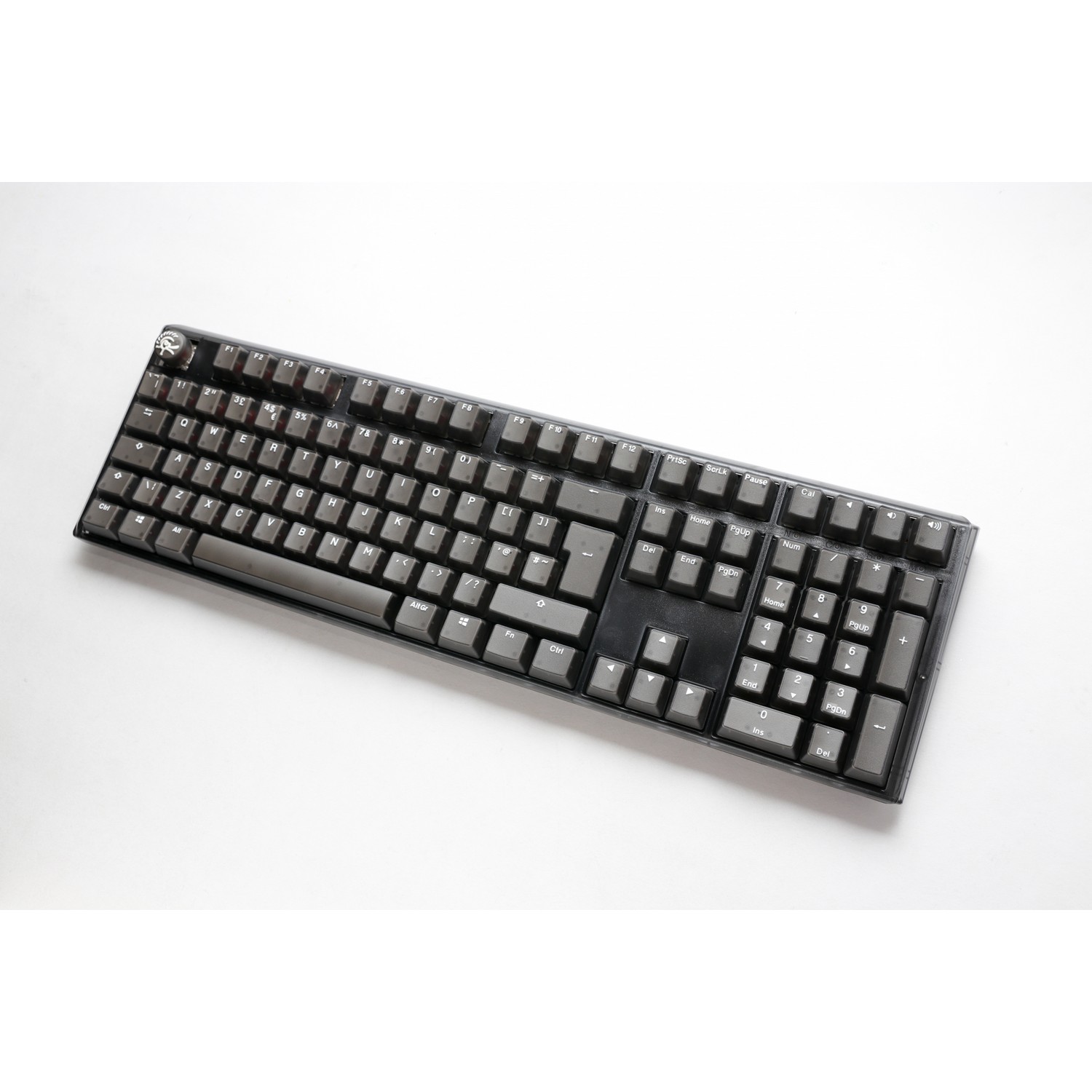 Ducky - Ducky One 3 Aura Mechanical Gaming Keyboard Black Cherry Silent Red Switch UK Layout