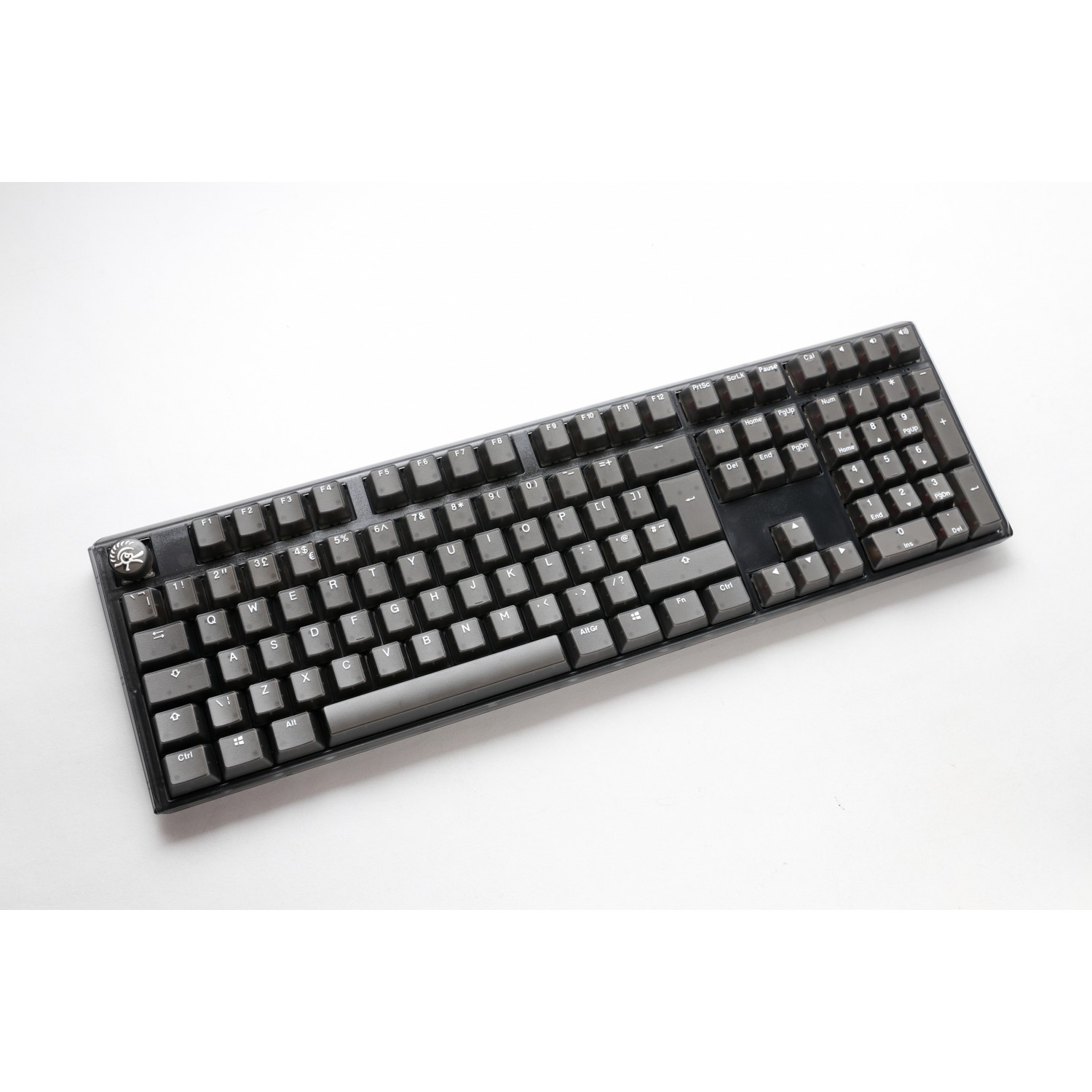 Ducky - Ducky One 3 Aura Mechanical Gaming Keyboard Black Cherry Silent Red Switch UK Layout