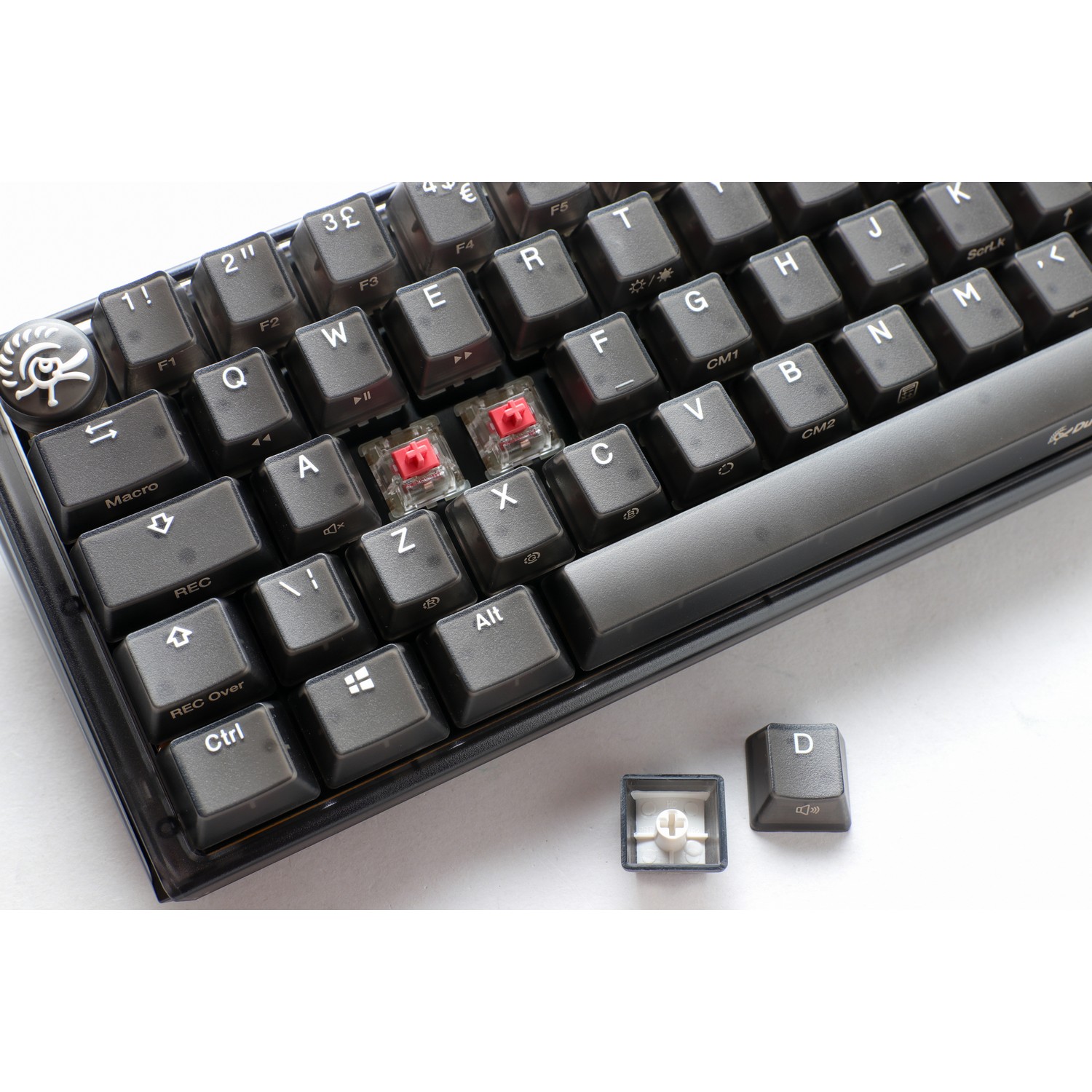 Ducky - Ducky One 3 Aura SF 65% Mechanical Gaming Keyboard Black Cherry Blue Switch UK Layout