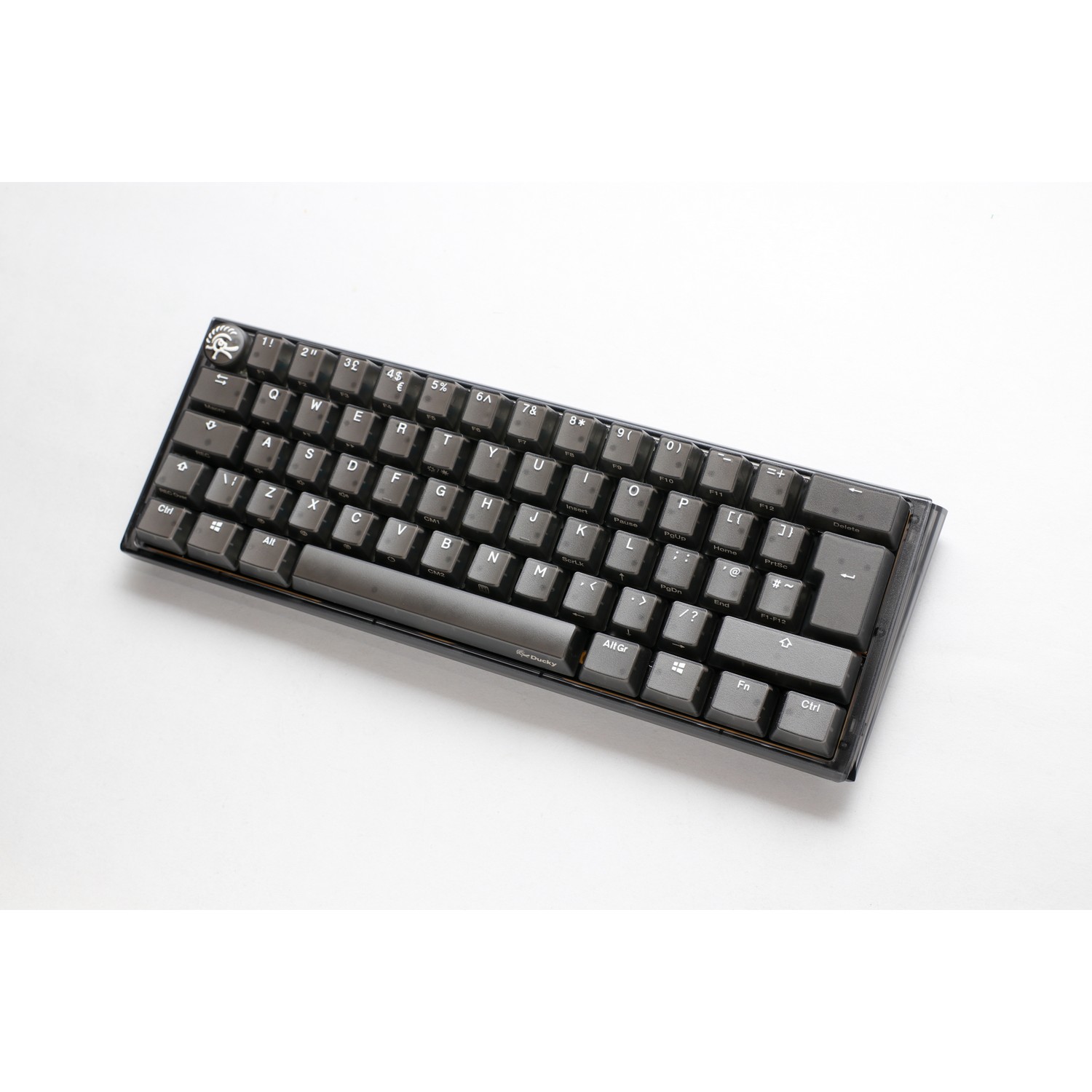 Ducky - Ducky One 3 Aura Mini 60% Mechanical Gaming Keyboard Black UK Layout Cherry Silent Red Switch