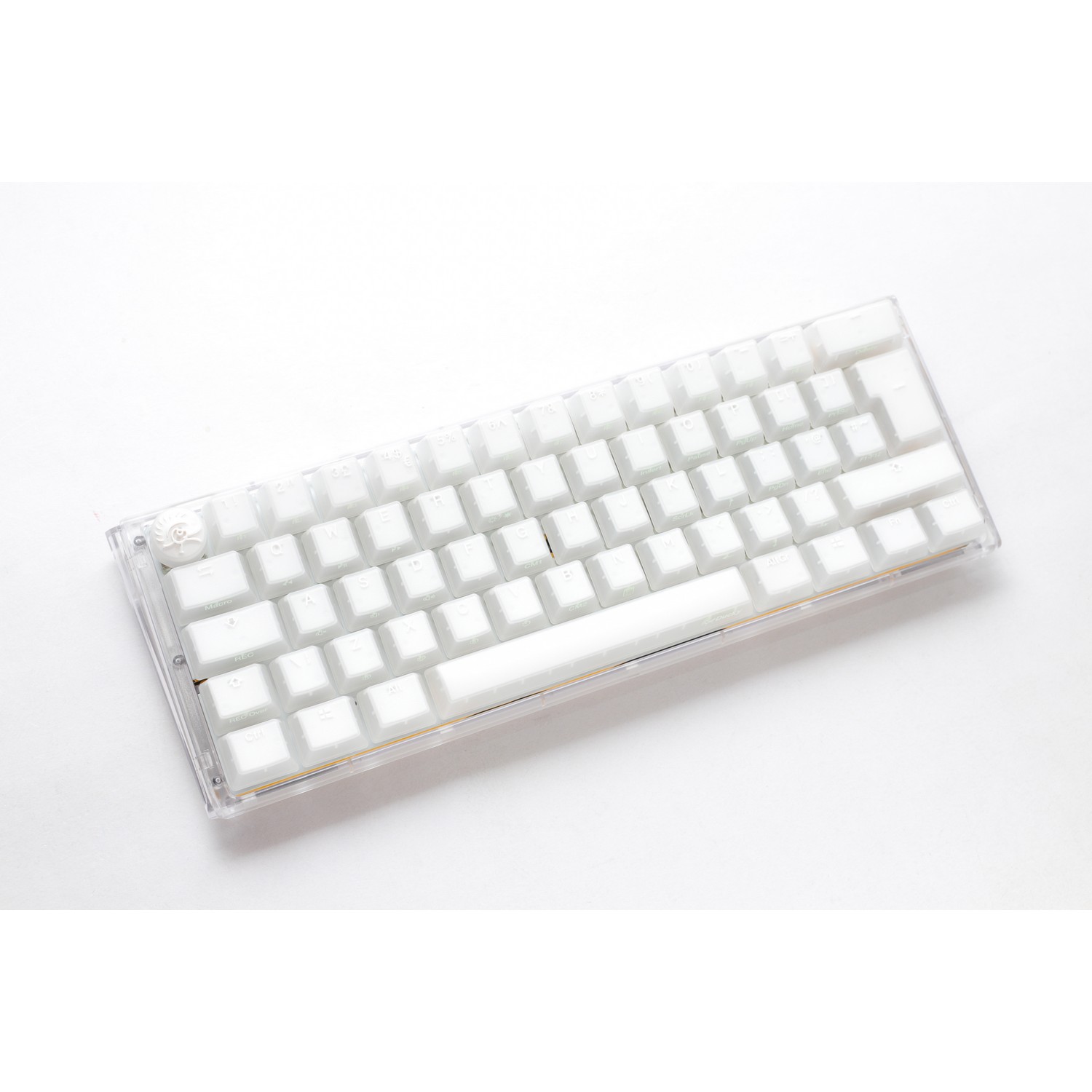 Ducky - Ducky One 3 Aura Mini 60% Mechanical Gaming Keyboard White Frame UK Layout Gateron Baby Kangaroo
