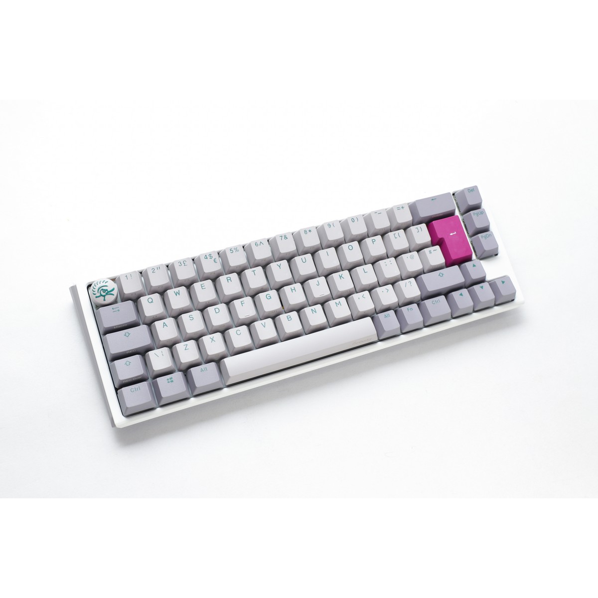 Ducky - Ducky One 3 Mist SF 65% USB RGB Mechanical Gaming Keyboard Cherry MX Brown Switch - UK Layout