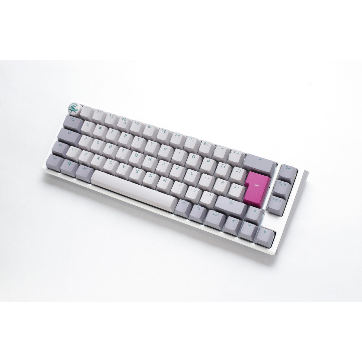 Ducky - Ducky One 3 Mist SF 65% USB RGB Mechanical Gaming Keyboard Cherry MX Blue Switch - UK Layout