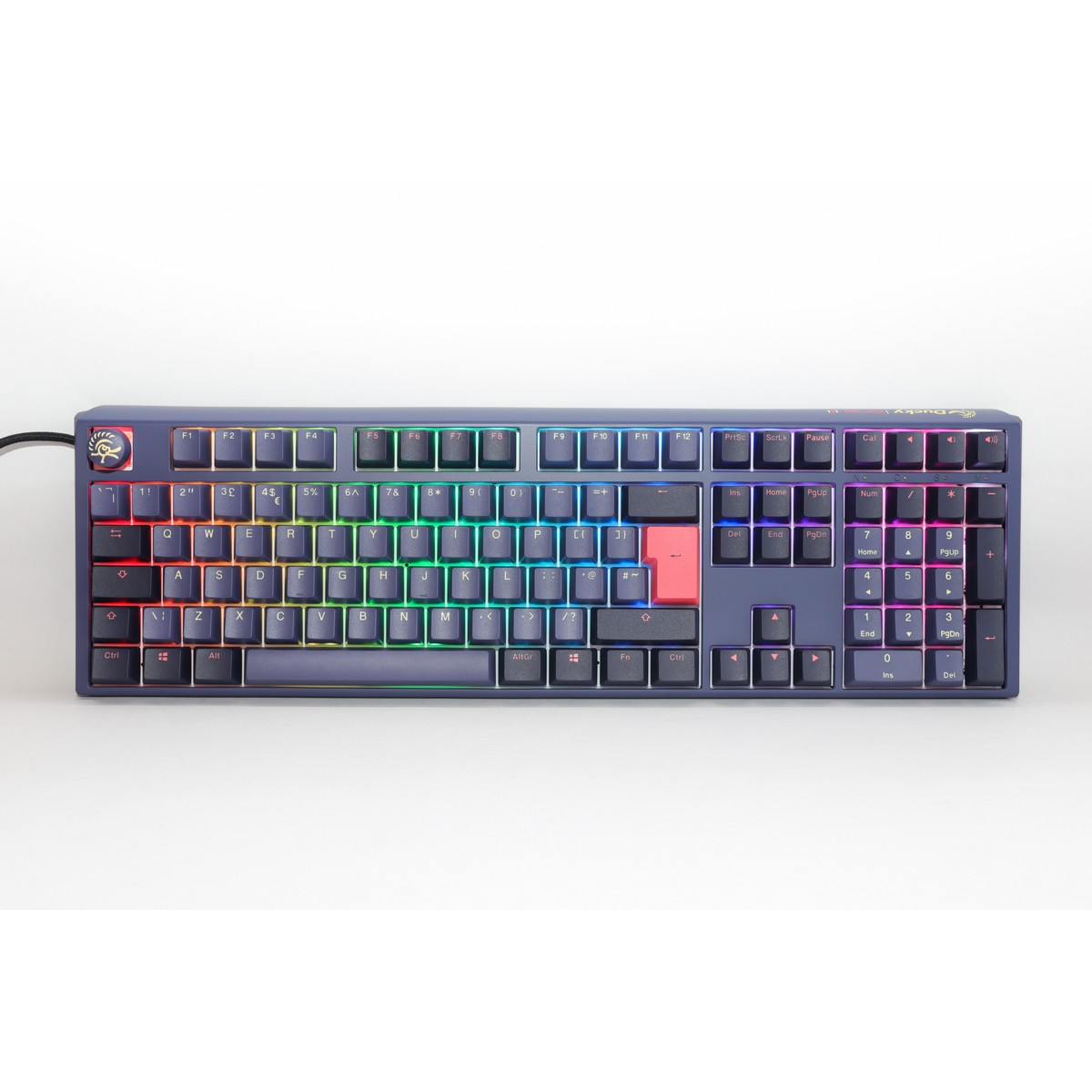 Ducky One 3 Cosmic USB RGB Mechanical Gaming Keyboard Cherry MX Speed Silver Switch - UK Layout
