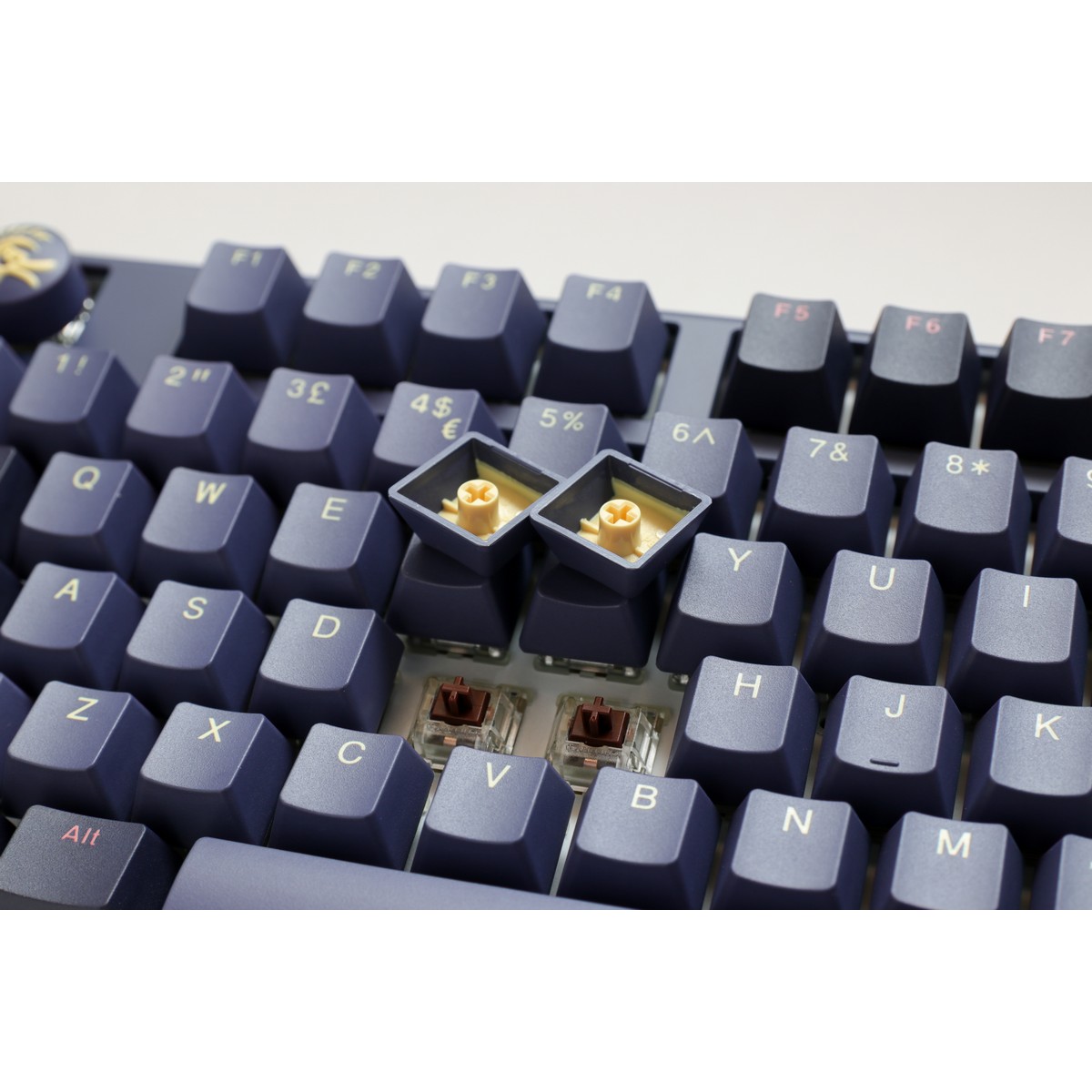 Ducky - Ducky One 3 Cosmic TKL 80% USB RGB Mechanical Gaming Keyboard Cherry MX Speed Silver Switch - UK Layout