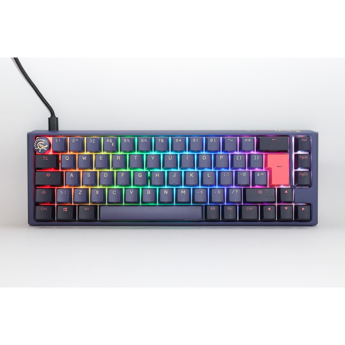 Ducky One 3 Cosmic SF 65% USB RGB Mechanical Gaming Keyboard Cherry MX Blue Switch - UK Layout