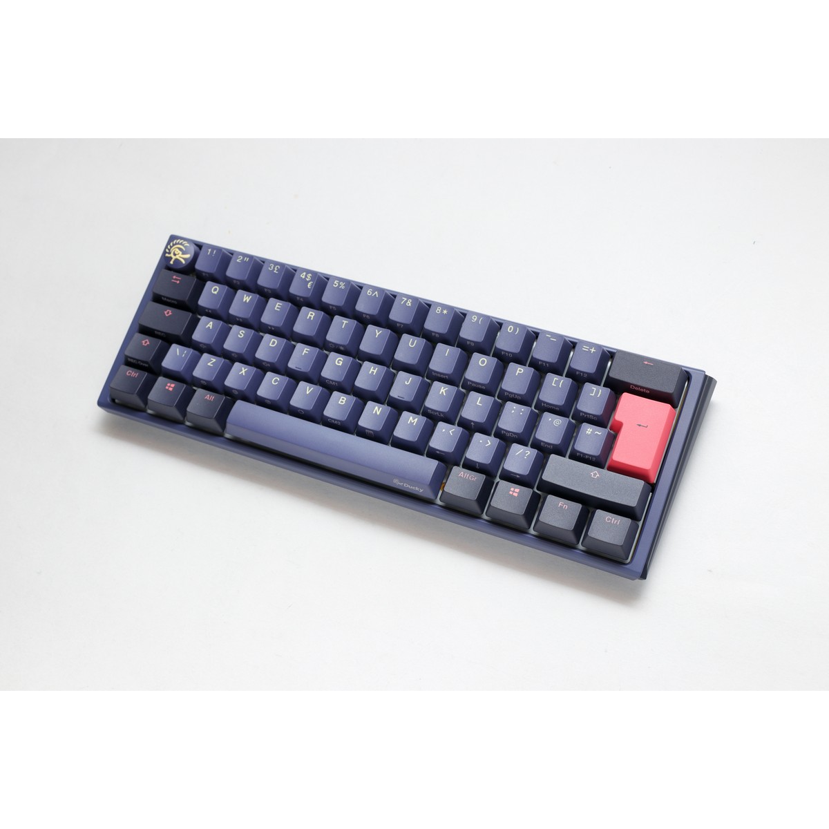 Ducky - Ducky One 3 Cosmic Mini 60% USB RGB Mechanical Gaming Keyboard Cherry MX Blue Switch - UK Layout