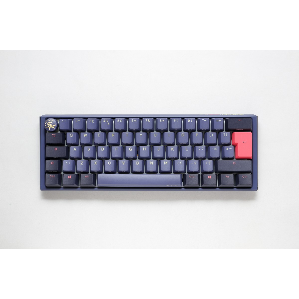 Ducky - Ducky One 3 Cosmic Mini 60% USB RGB Mechanical Gaming Keyboard Cherry MX Speed Silver Switch - UK Layout