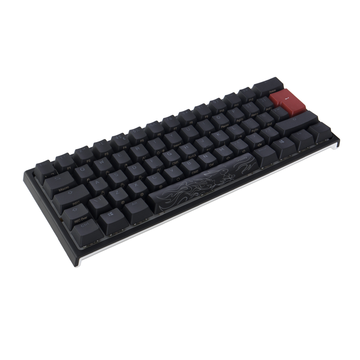 Ducky - Ducky One 2 Pro Mini 60% Mechanical Gaming Keyboard Black MX Cherry Silver Switch - UK Layout