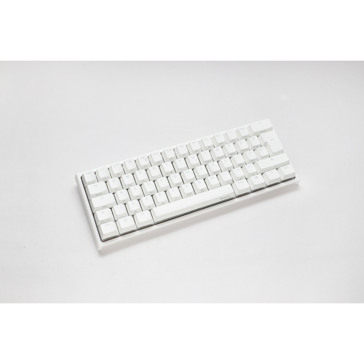 Ducky One2 Pro Mini 60% Mechanical Gaming Keyboard MX Cherry Silver Switch  White Frame - UK Layout