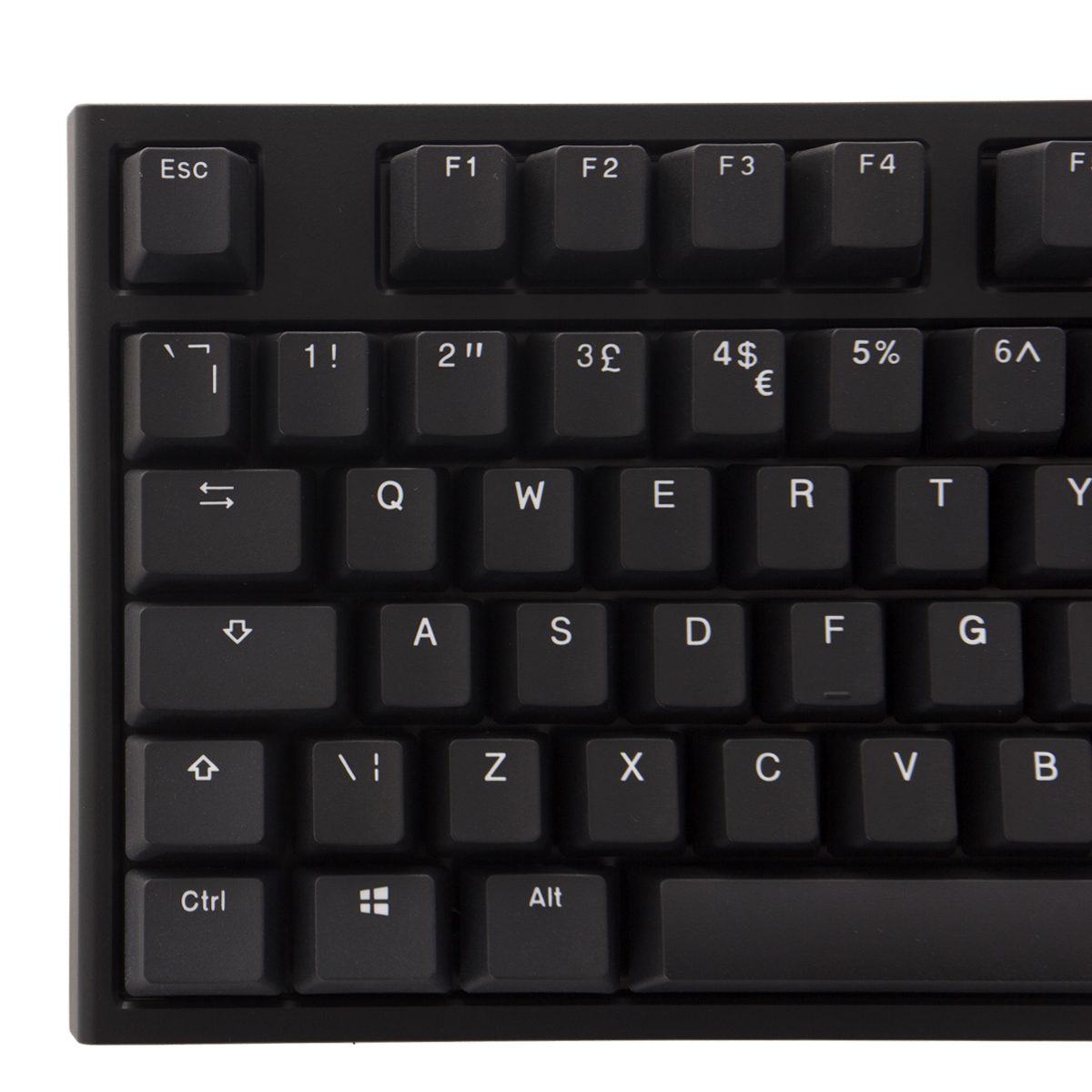 Ducky - Ducky One 2 Phantom Black Mechanical Gaming Keyboard Cherry MX Brown Switch - UK Layout