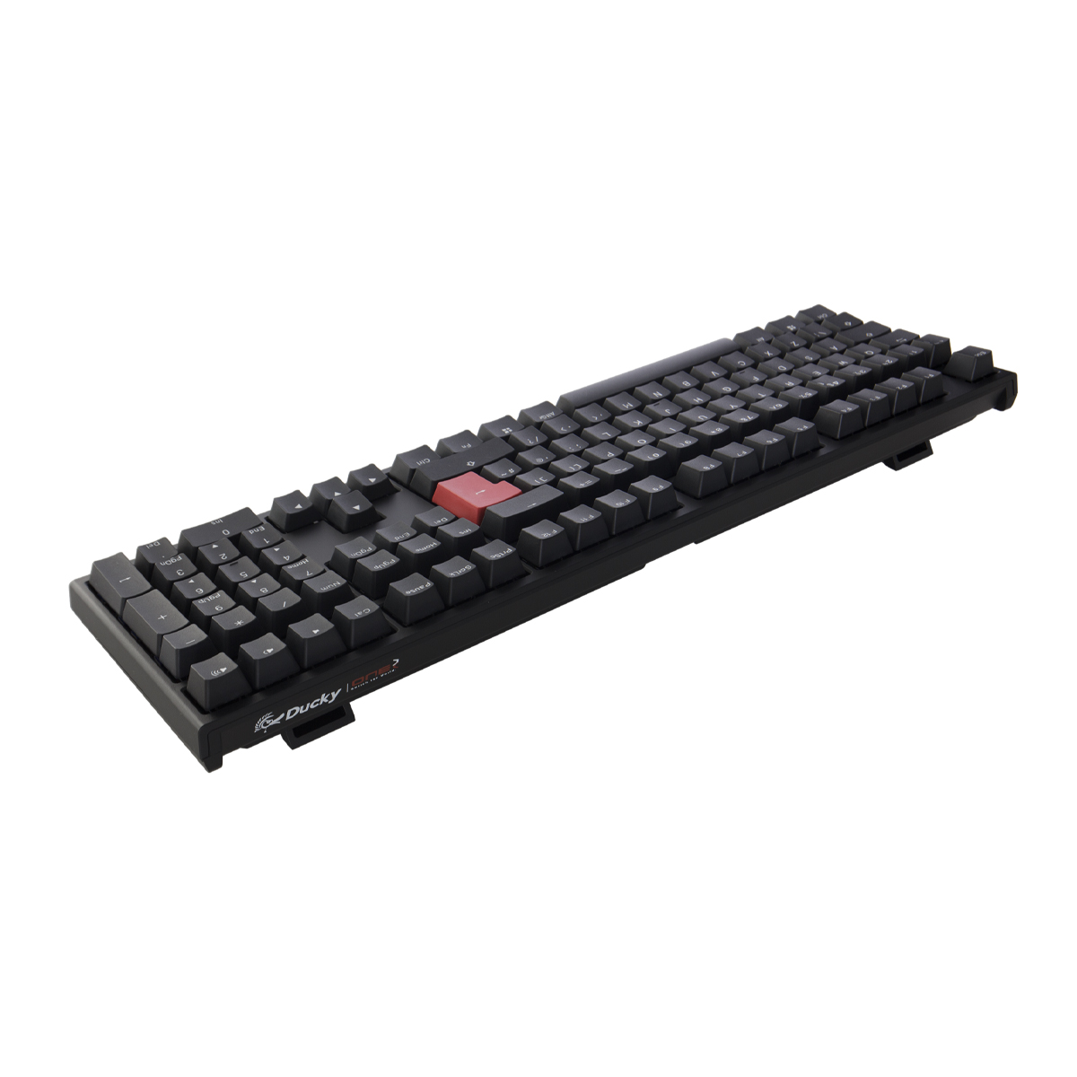Ducky - Ducky One 2 Phantom Black Mechanical Gaming Keyboard Cherry MX Blue Switch - UK Layout