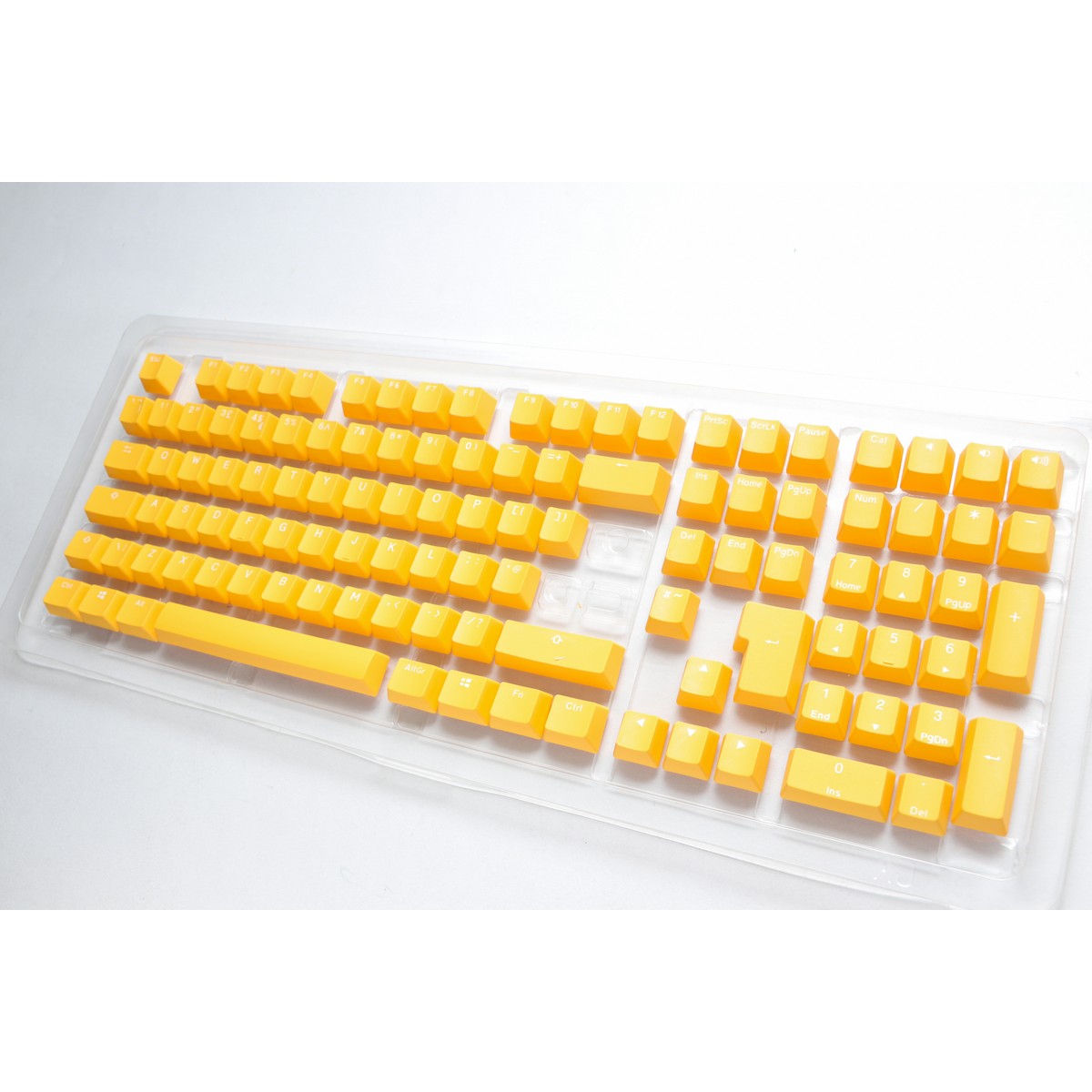 Ducky - Ducky Yellow PBT Seamless Double Shot UK Keycap Set (DKSA109-UKPDYDYYWO1)