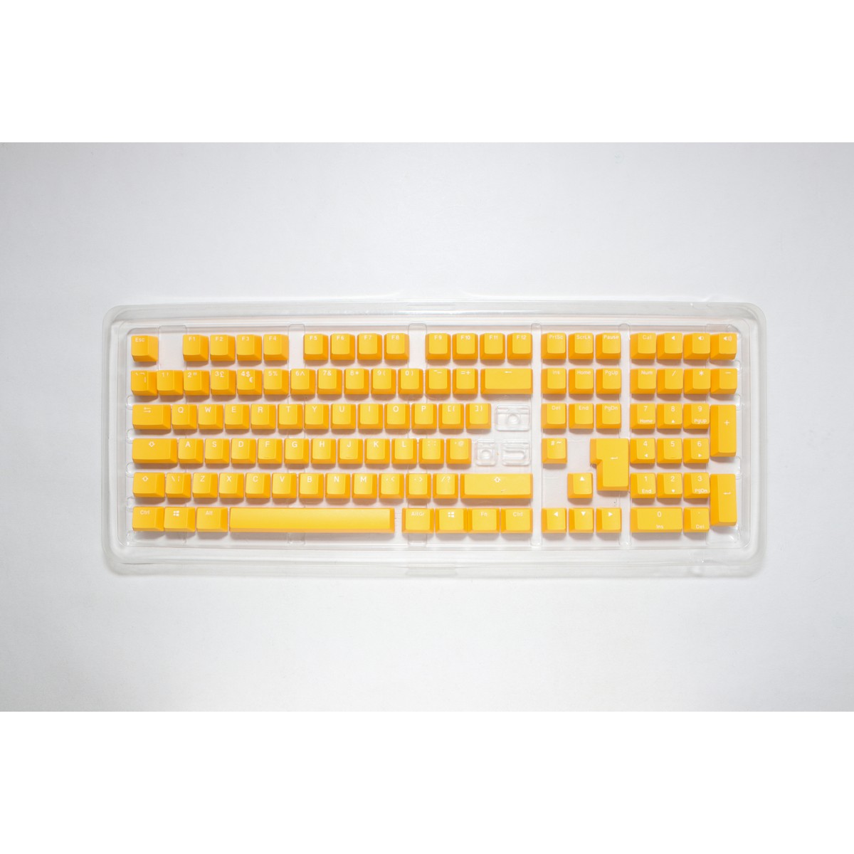 Ducky - Ducky Yellow PBT Seamless Double Shot UK Keycap Set (DKSA109-UKPDYDYYWO1)