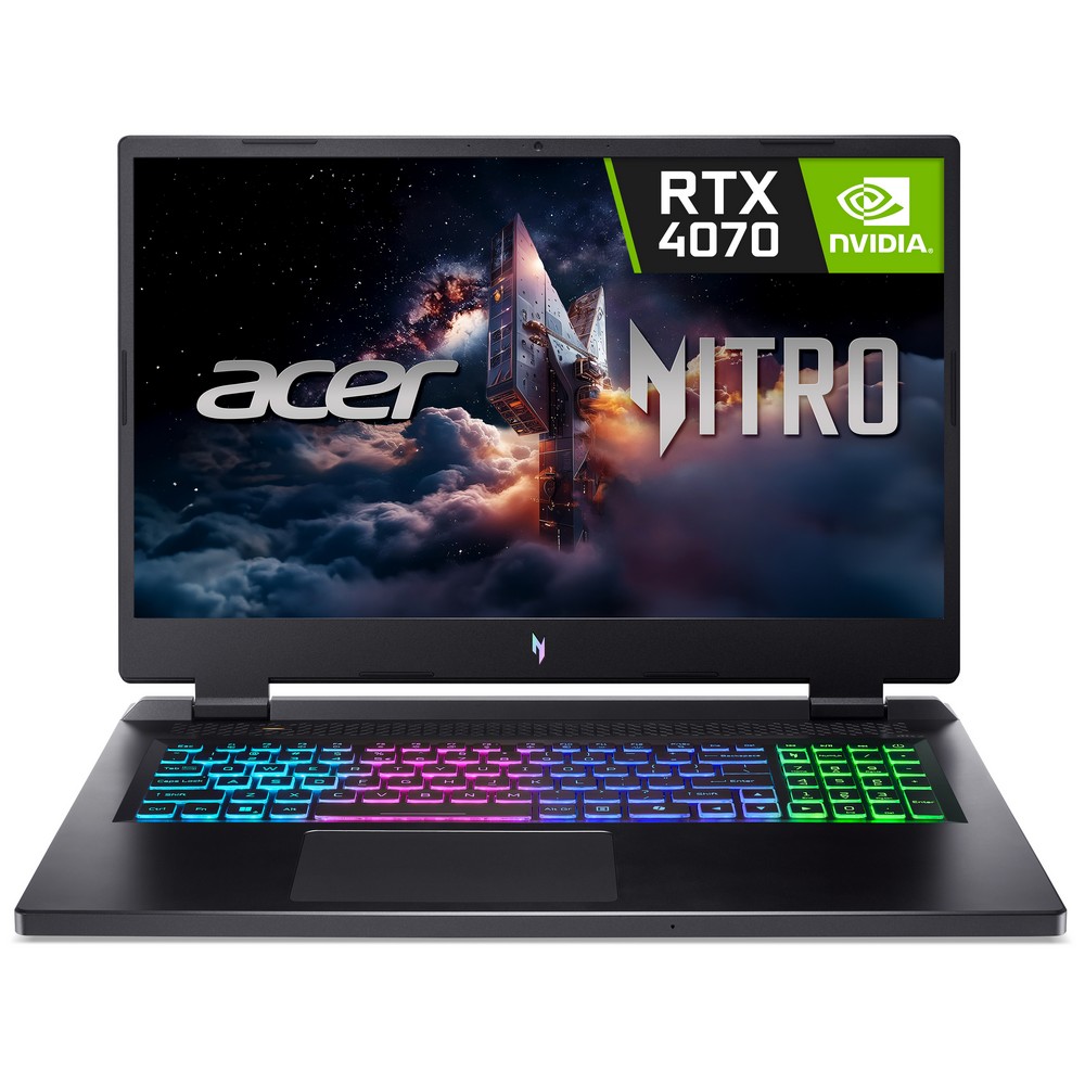 Acer Nitro 17 NVIDIA RTX 4070 16GB 17 WQHD 165Hz AMD R9 8945HS Gaming Laptop