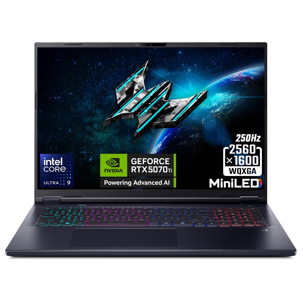 Acer Predator Helios Neo 18 AI NVIDIA RTX 5070 Ti 16GB 18 WQXGA 250Hz Mini LED Intel Core Ultra 9 275HX Gaming Laptop