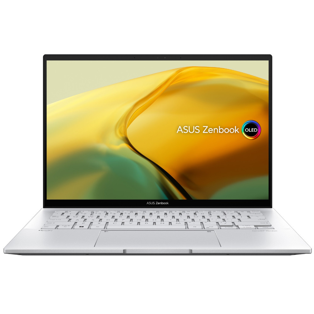 Asus - ASUS Zenbook 14 OLED, 16GB, 14" 2.8K OLED Touchscreen 1TB  Intel Core i9-13900H Silver Laptop