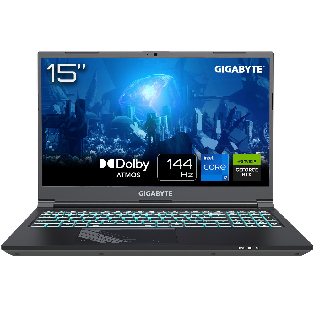 Gigabyte - Gigabyte G5 NVIDIA RTX 4050 16GB 15.6 FHD 144Hz Intel i7-13620H Gaming Laptop