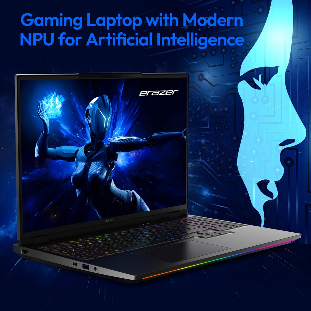 Medion - Medion Erazer Beast 16 X1 NVIDIA RTX 5090 32GB 16 QHD+ 300Hz MiniLED Intel Core Ultra 9 275HX Gaming Laptop