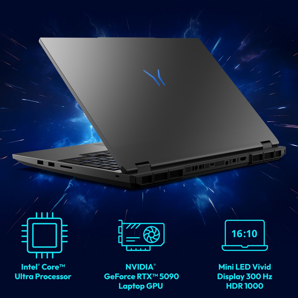 Medion - Medion Erazer Beast 16 X1 NVIDIA RTX 5090 32GB 16 QHD+ 300Hz MiniLED Intel Core Ultra 9 275HX Gaming Laptop