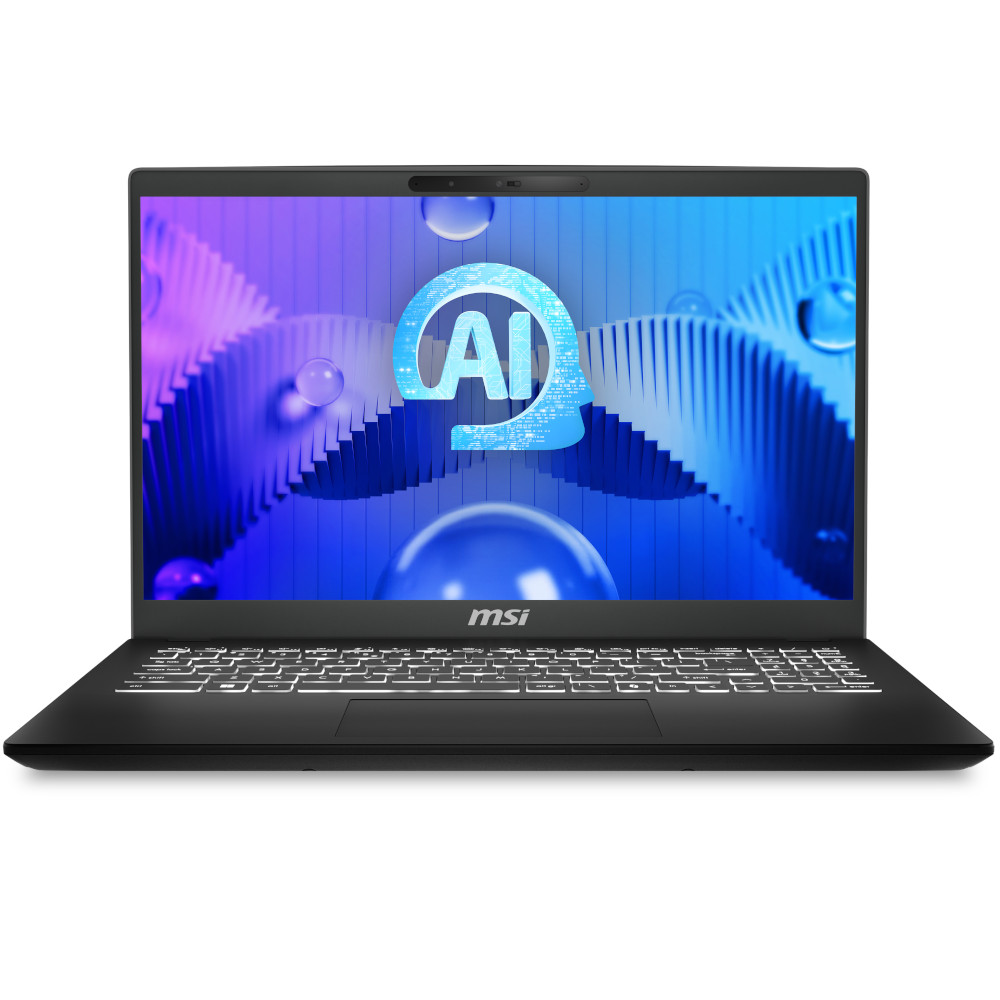 MSI - MSI Modern 15 AI Intel Arc 16GB 15.6 FHD 512GB Intel Core Ultra 5 125H Laptop