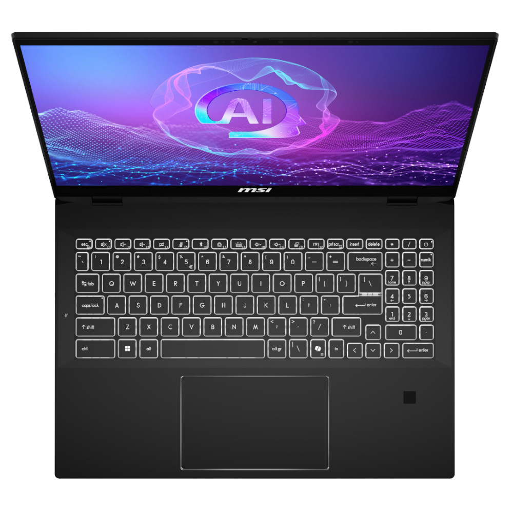 MSI - MSI Summit A16 AI+ 32GB 16 QHD+ 165Hz Touchscreen 1TB AMD Ryzen AI 9 365 Laptop