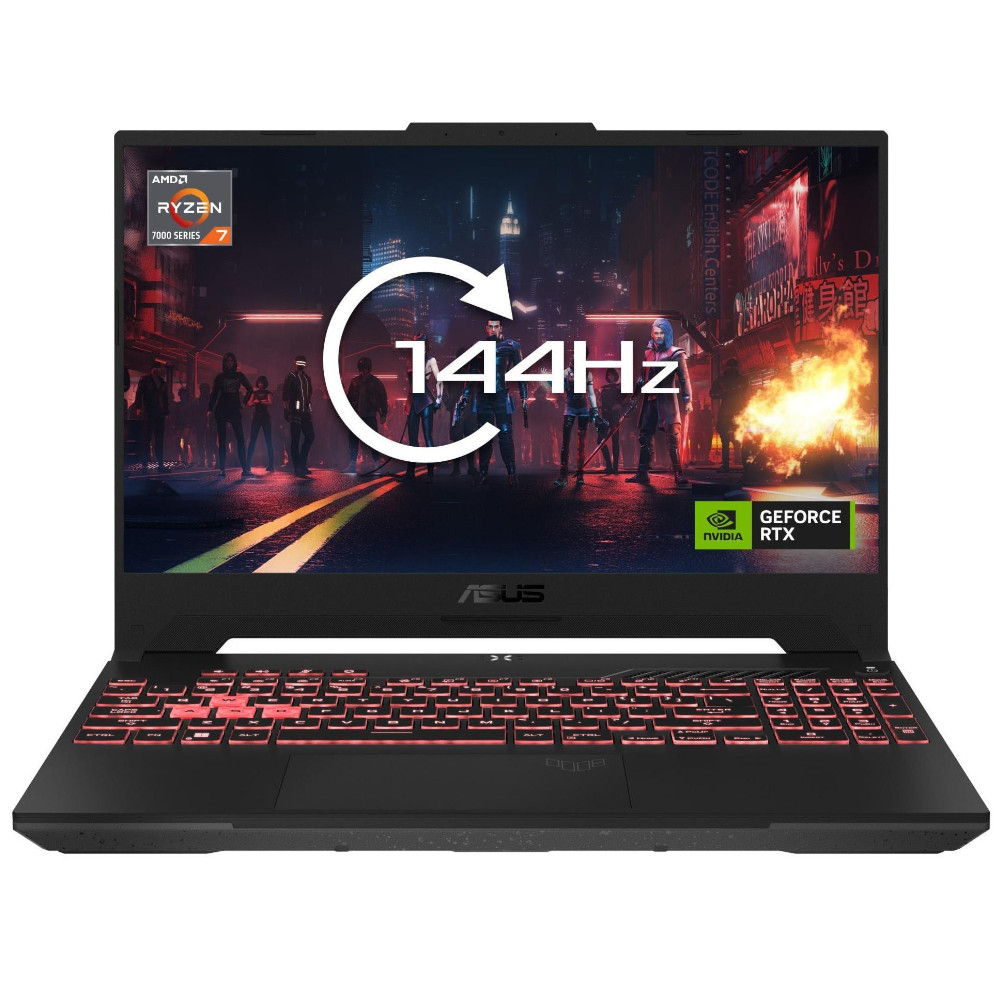 ASUS TUF GAMING A15 NVIDIA RTX 4060, 16GB, 15.6" 144Hz, AMD Ryzen R7-7735HS Gaming Laptop