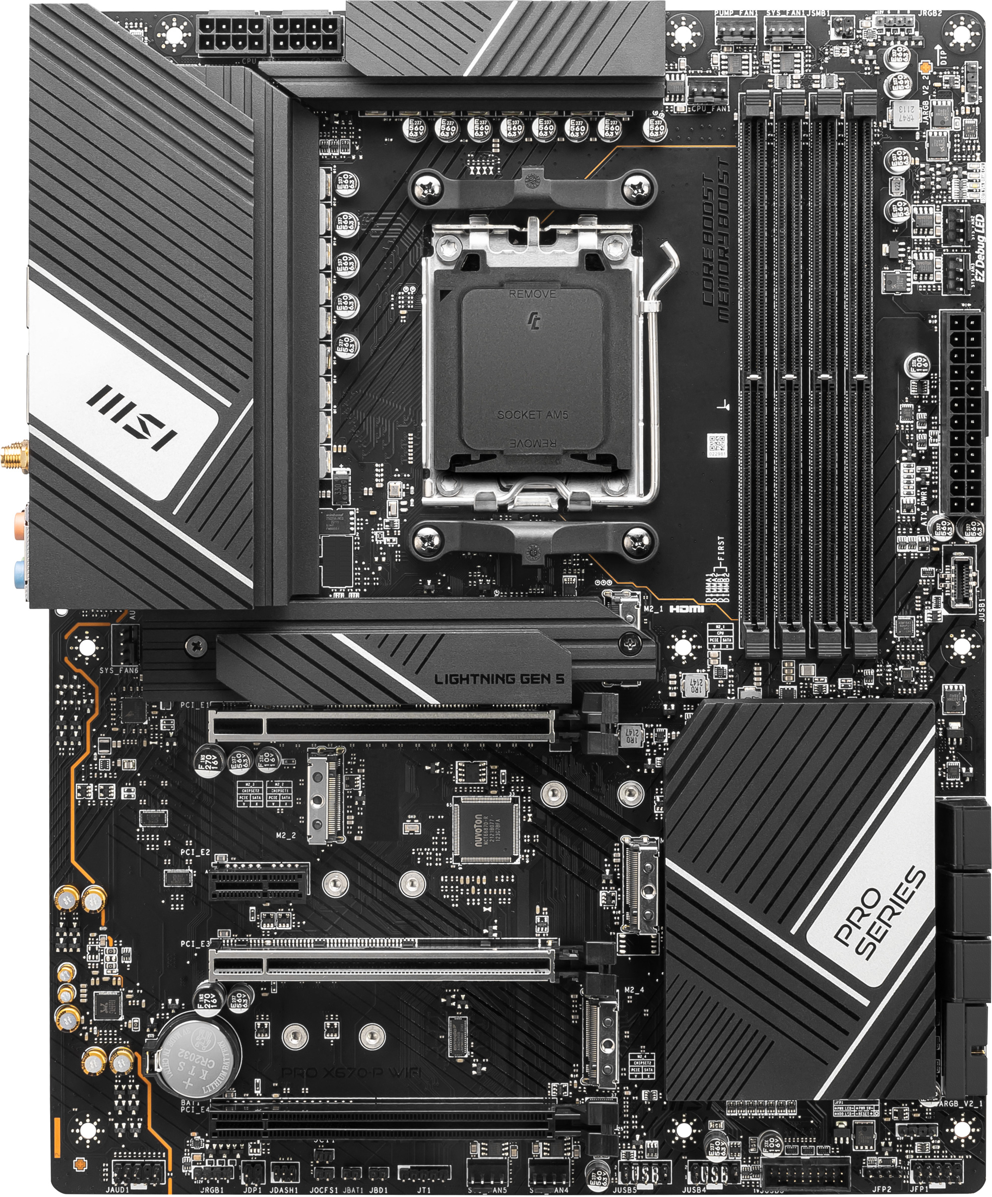 MSI Pro X670-P WIFI (Socket AM5) DDR5 ATX Motherboard