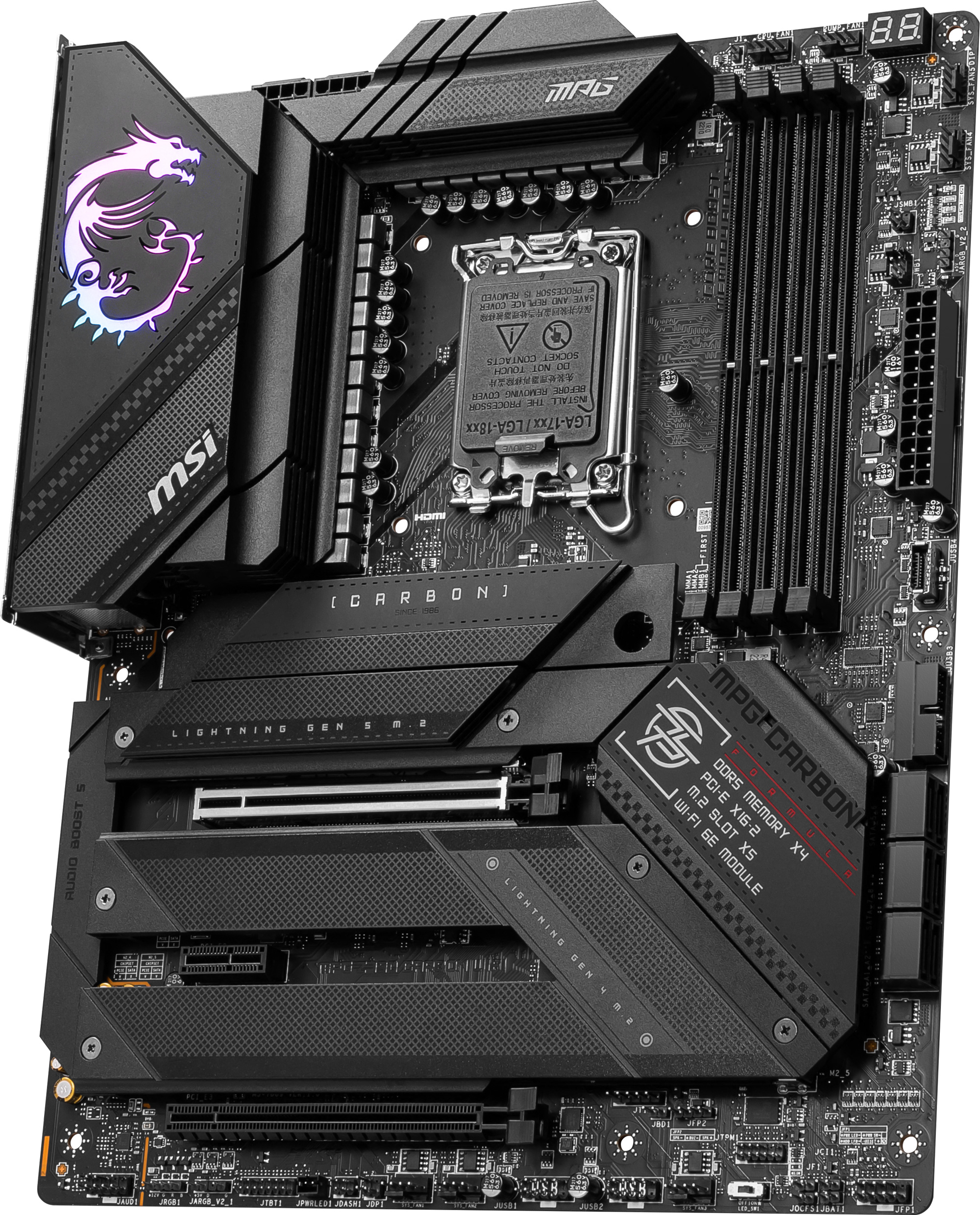 MSI - MSI MPG Z790 Carbon WIFI (LGA 1700) DDR5 ATX Motherboard
