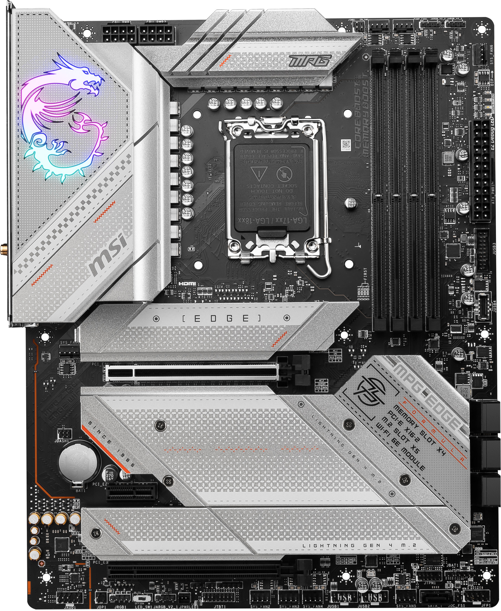 MSI - MSI MPG Z790 Edge WIFI (LGA 1700) DDR5 ATX Motherboard