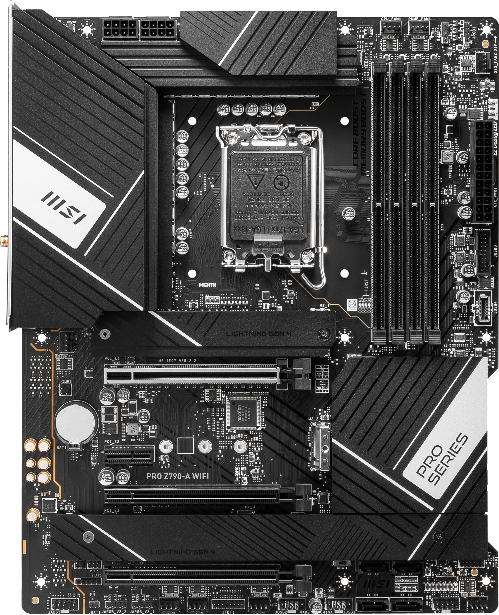 MSI - MSI Pro Z790-A WIFI (LGA 1700) DDR5 ATX Motherboard