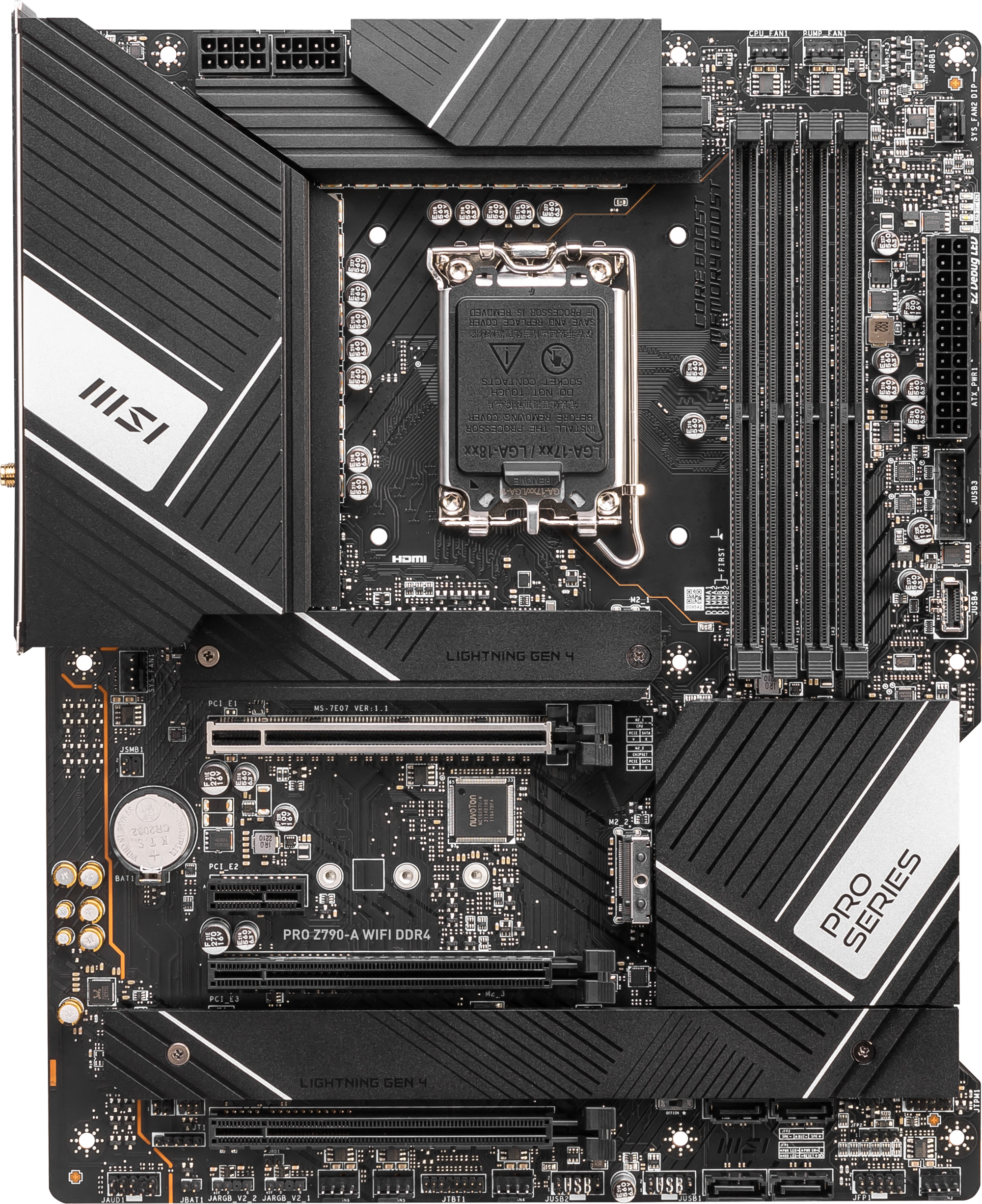 MSI - MSI Pro Z790-A WIFI DDR4 (LGA 1700) DDR4 ATX Motherboard