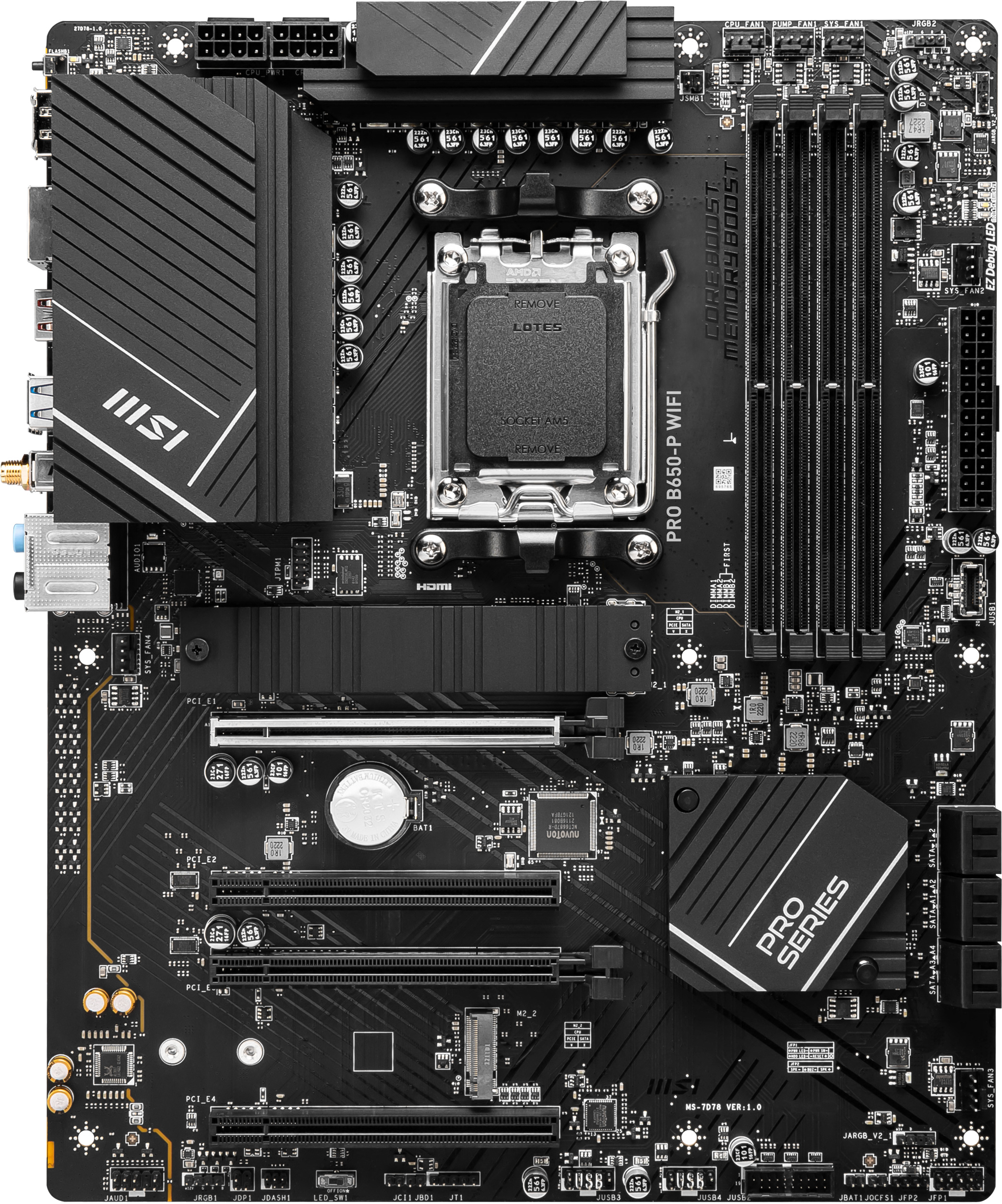 MSI - MSI Pro B650-P WIFI (Socket AM5) DDR5 ATX Motherboard