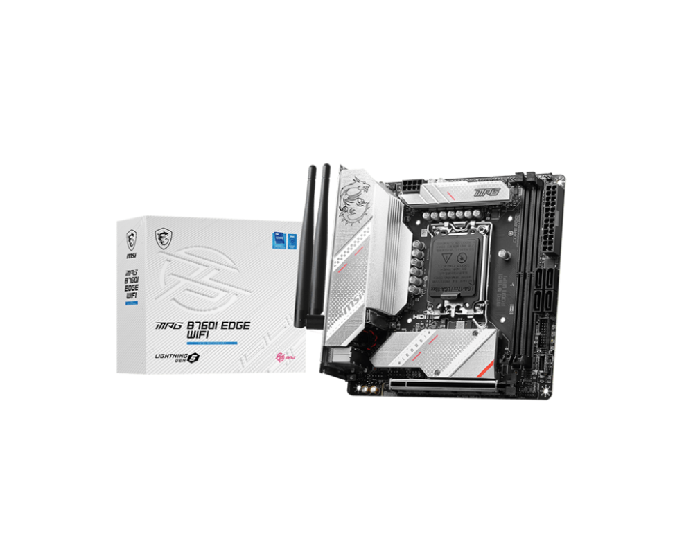 MSI MPG B760I Edge WIFI (LGA 1700) DDR5 ITX Motherboard