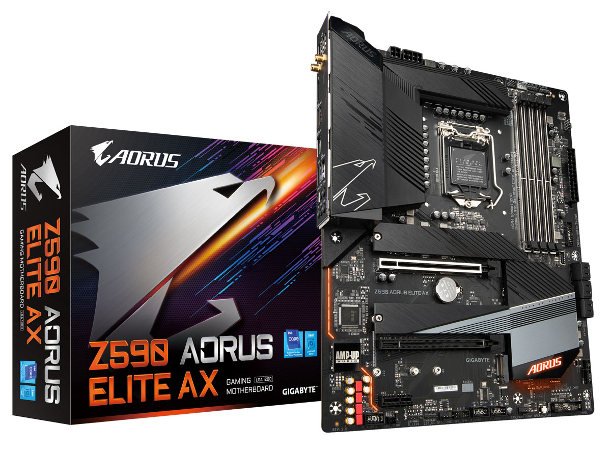 Gigabyte Z590 Aorus Elite AX (Socket LGA 1200) DDR4 ATX Motherboard