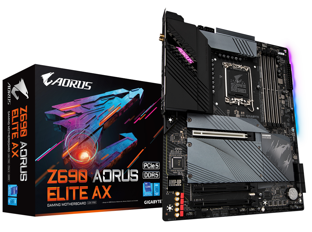 Gigabyte Z690 Aorus Elite AX - Intel Z690 DDR5 ATX Motherboard
