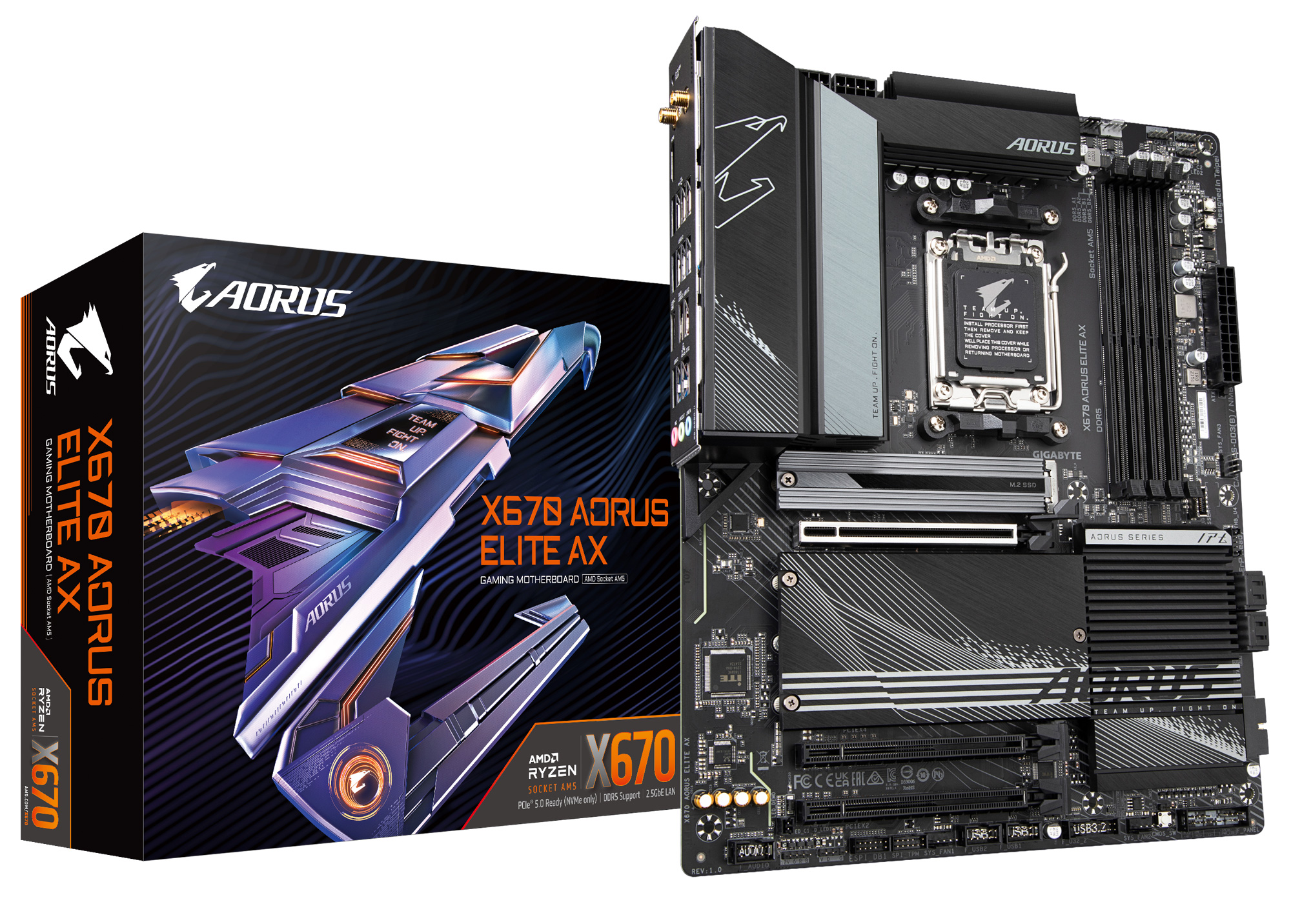 Gigabyte X670 Aorus Elite AX (Socket AM5) DDR5 ATX Motherboard