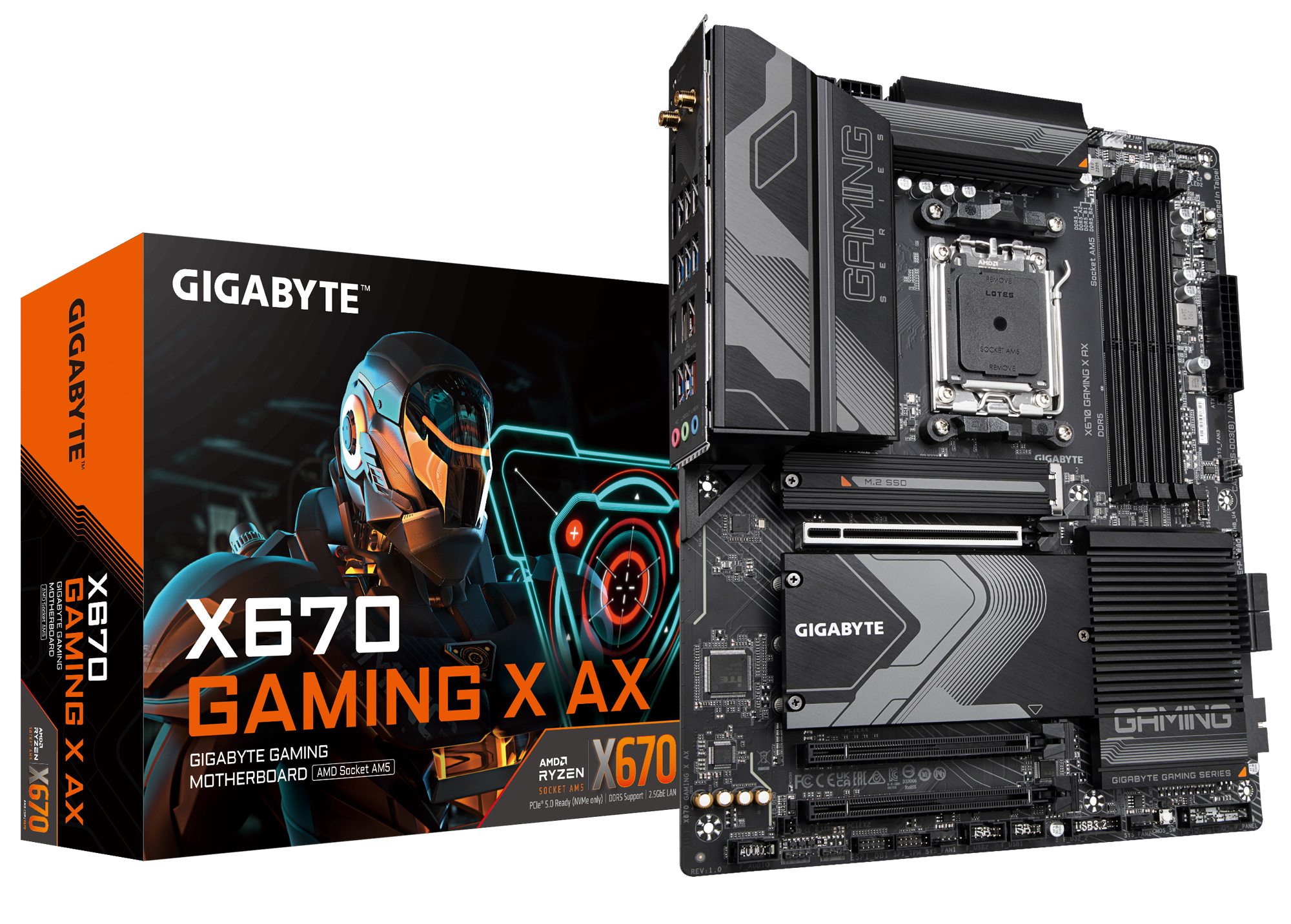 Gigabyte X670 Gaming X AX (Socket AM5) DDR5 ATX Motherboard