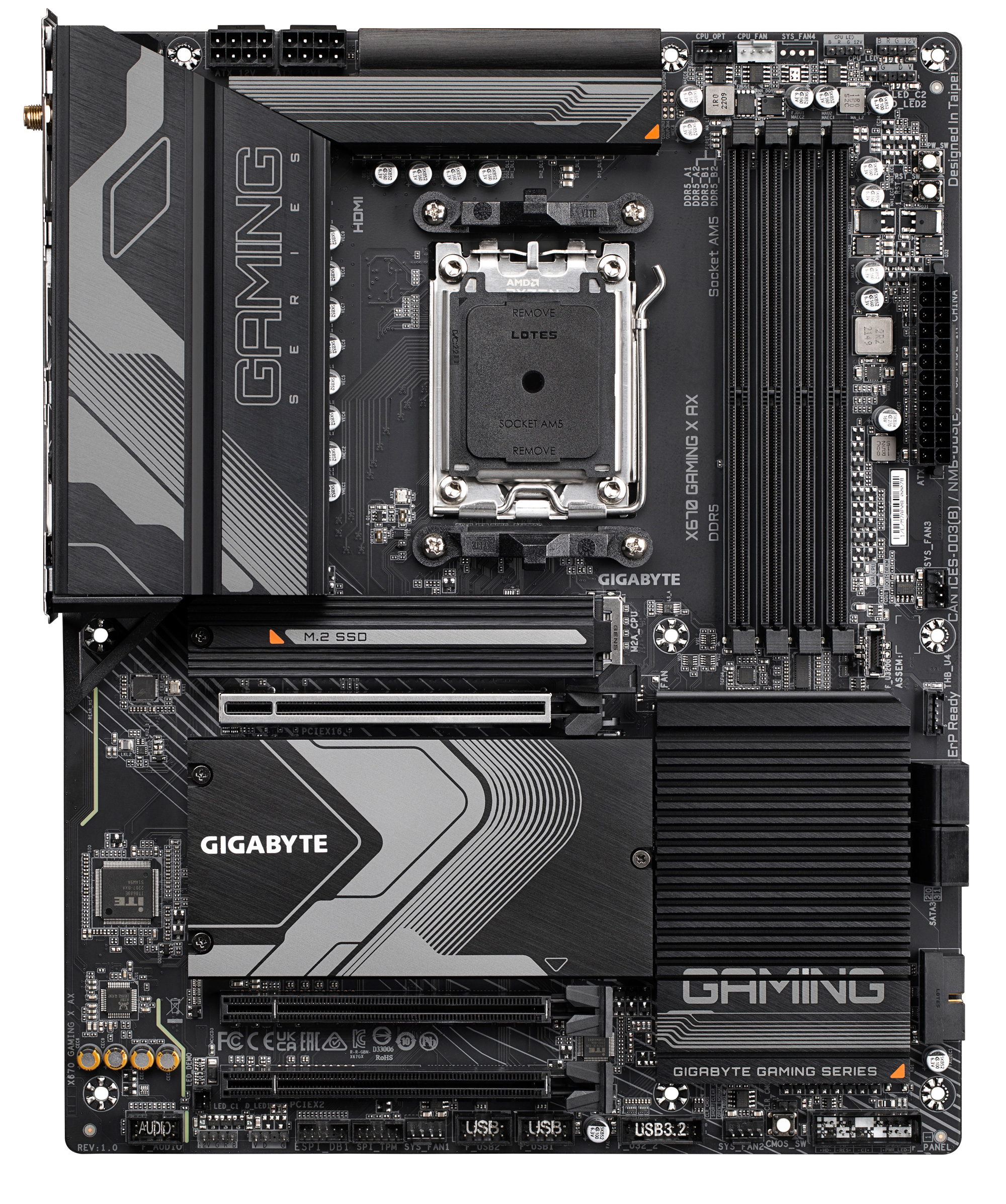 Gigabyte - Gigabyte X670 Gaming X AX (Socket AM5) DDR5 ATX Motherboard