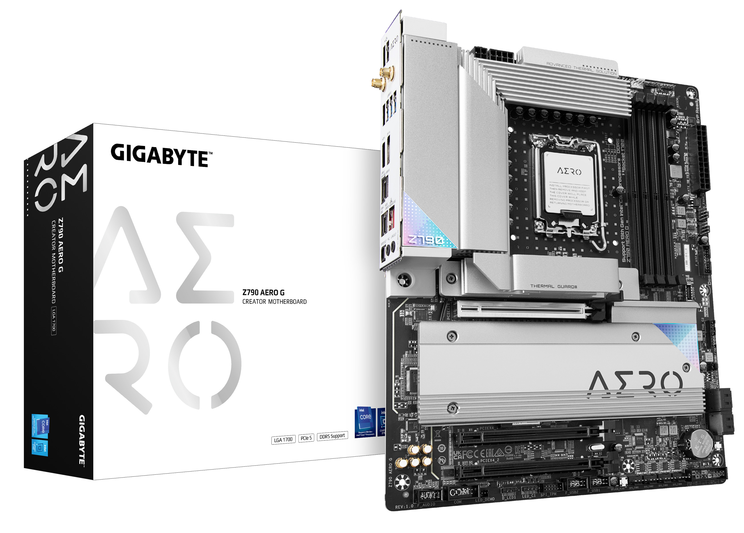 Gigabyte - Gigabyte Z790 Aero G (LGA 1700) DDR5 ATX Motherboard