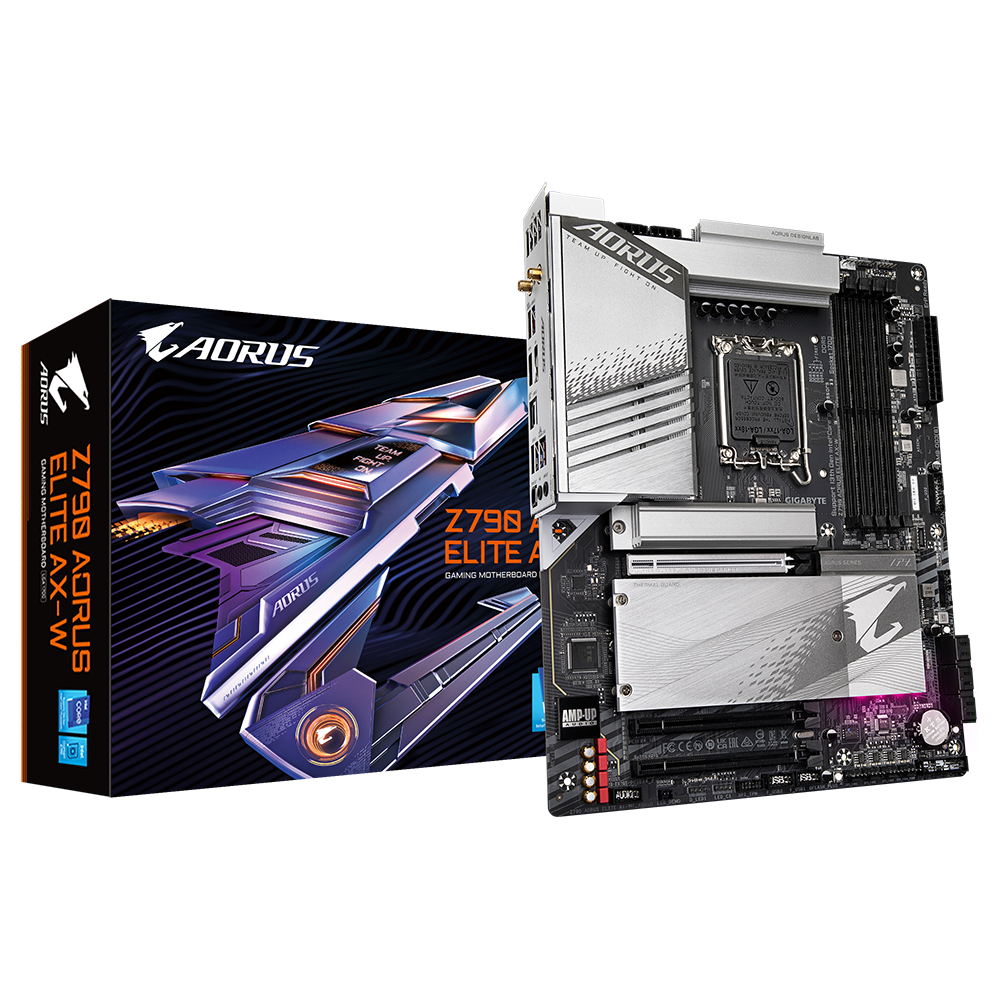 B Grade Gigabyte Z790 Aorus Elite AX-W (LGA 1700) DDR5 ATX Motherboard