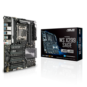 Asus - Asus WS X299 SAGE Intel X299 (Socket 2066) DDR4 CEB Motherboard
