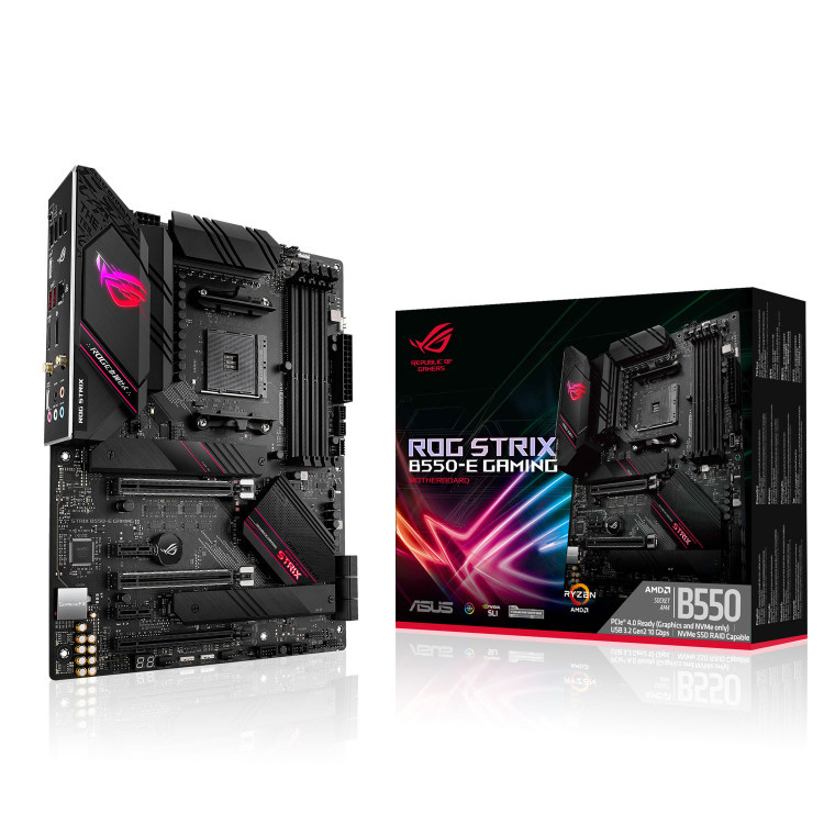 Asus - Asus ROG Strix B550-E Gaming (AMD AM4) B550 ATX Motherboard