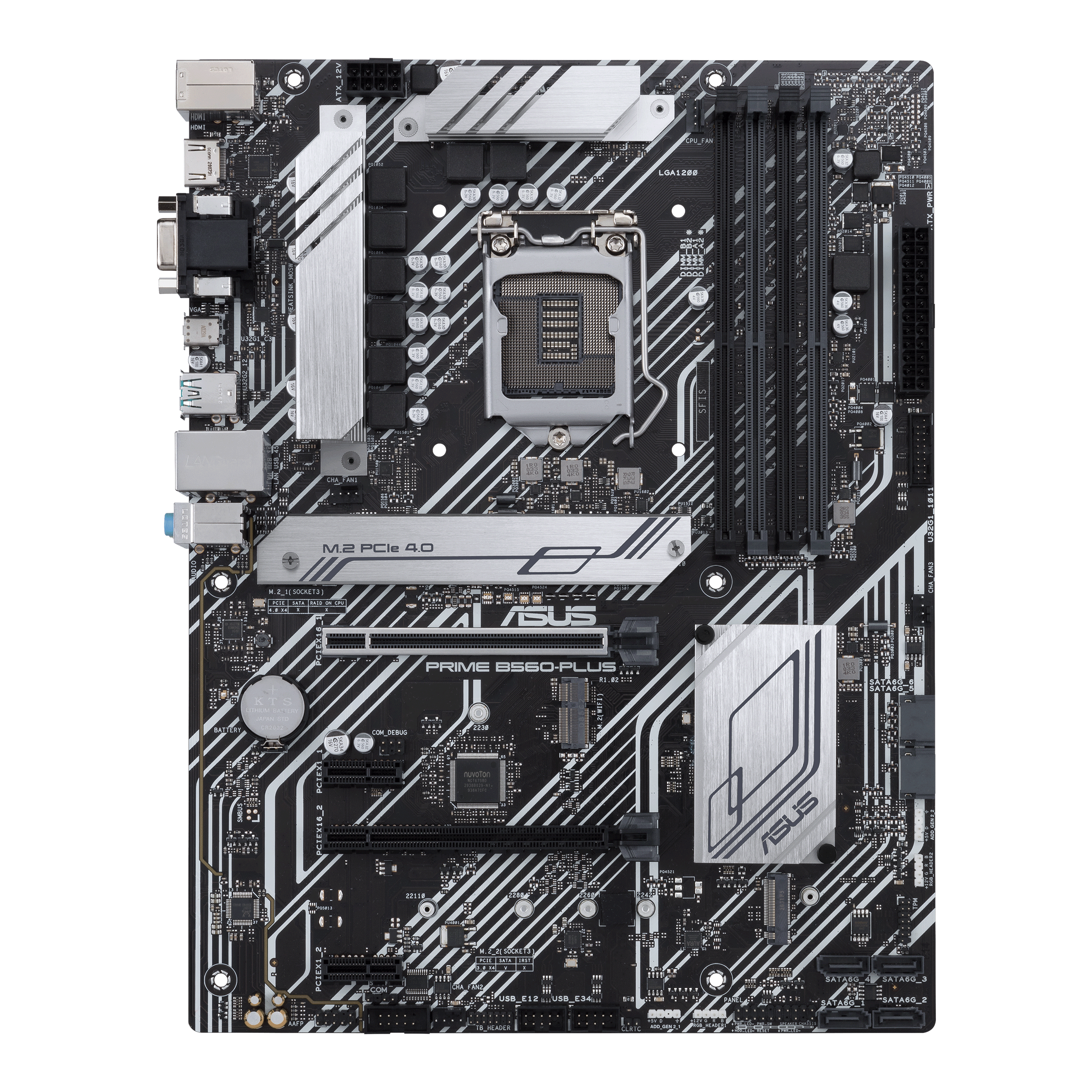 Asus - Asus Prime B560-Plus (Socket LGA 1200) DDR4 ATX Motherboard