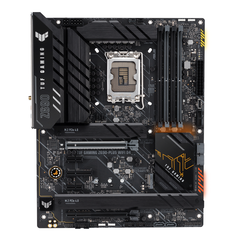 Asus - Asus TUF Gaming Z690-Plus WIFI D4 - Intel Z690 LGA 1700 DDR4 ATX Motherboard