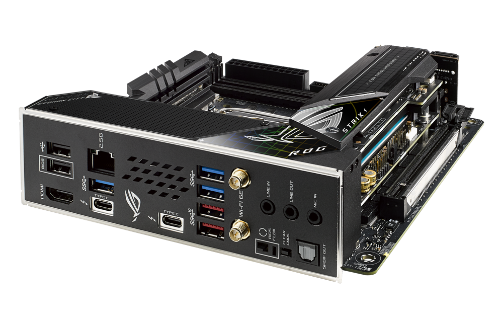 Asus - Asus ROG Strix Z690-I Gaming WIFI - Intel Z690 LGA 1700 DDR5 Mini-ITX Motherboard